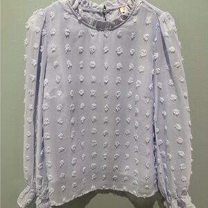 Elegant Lavender Textured Women's Top